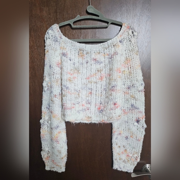 Free People Sunset Cloud cropped sweater - Picture 6 of 7